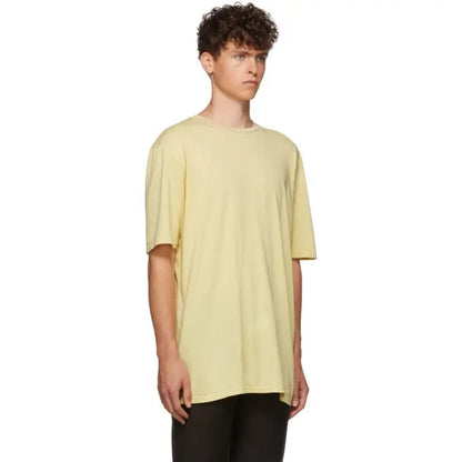 Haider Ackermann - Yellow Awuna Dye Oversize T Shirt  Men's US S / EU 44-46 / 1•Used