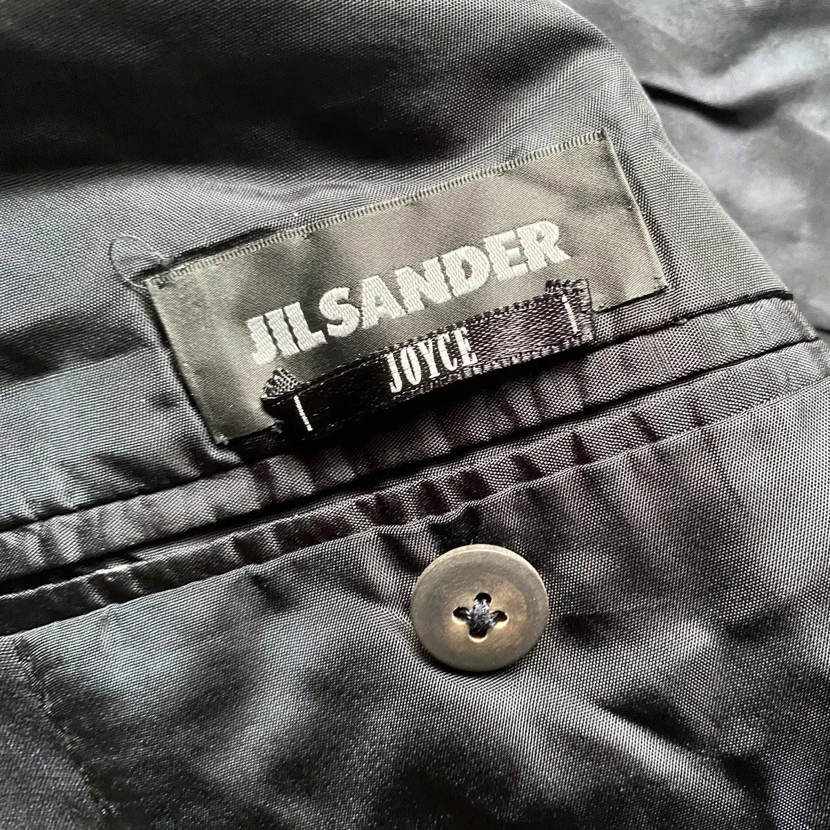 Jil Sander- Black/Blue Pinstriped Tailor Suit Set