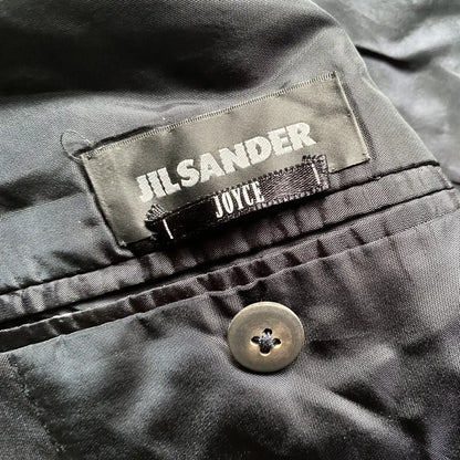 Jil Sander- Black/Blue Pinstriped Tailor Suit Set