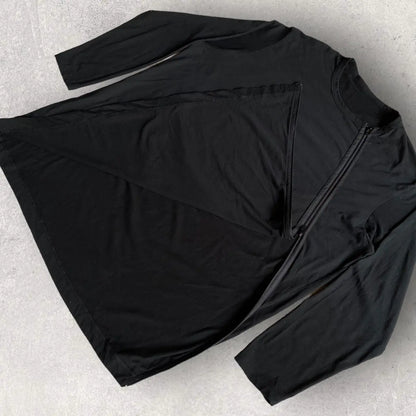 Yohji Yamamoto  Ground Y Zip Asymmetric Oversized L/S