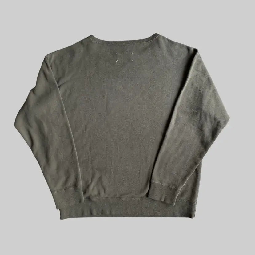Maison Margiela - Fall22 Logo Embroidered 1 10 Oversize Sweater