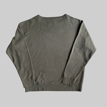 Maison Margiela - Fall22 Logo Embroidered 1 10 Oversize Sweater
