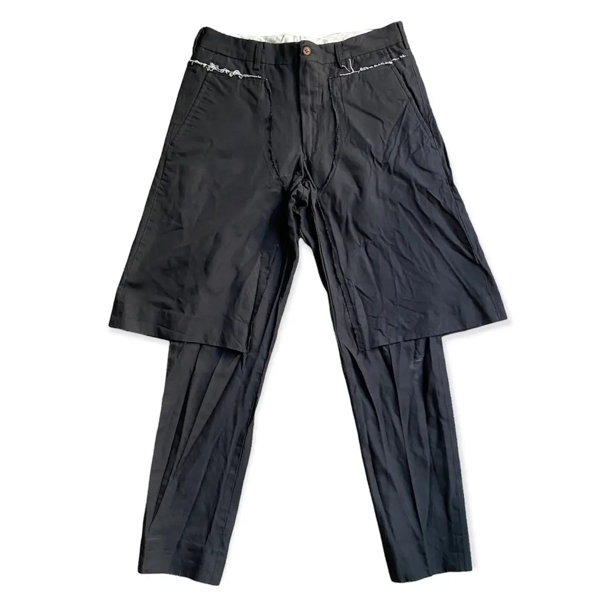 Comme des Garcons Homme Plus : SS17 Double Layer Deconstructed Pants