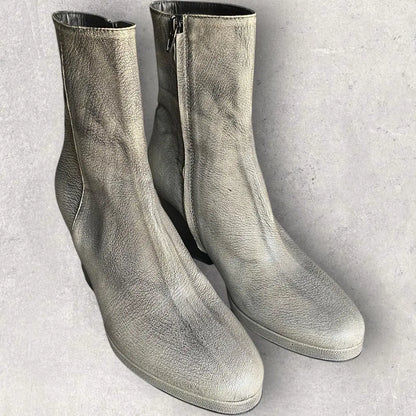A.F. Vandevorst - Side Zip Cuban Heels Boots
