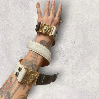 Balmain - Double Bull Buckle Belt