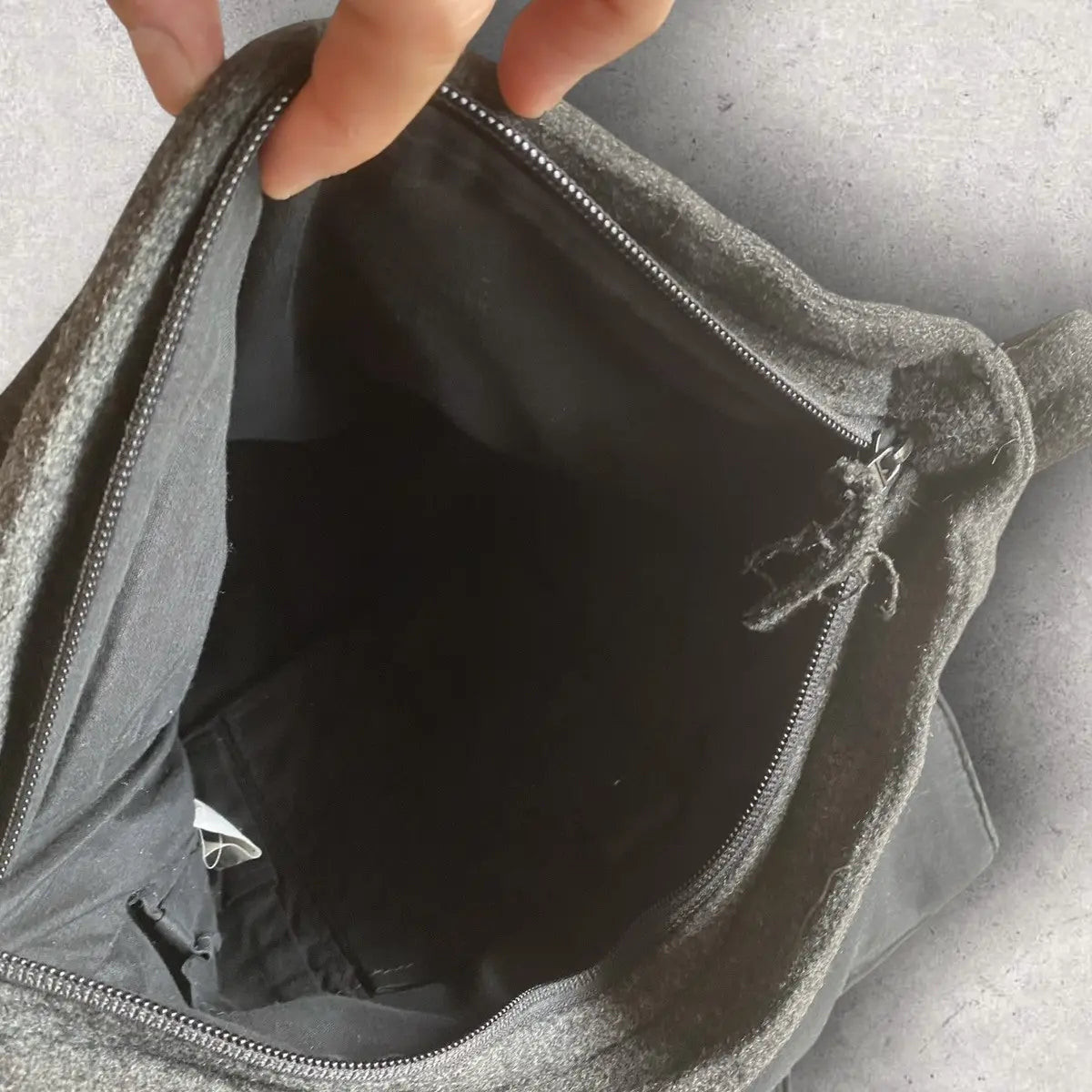 Raf Simons - Patch Wool Shoulder Bag