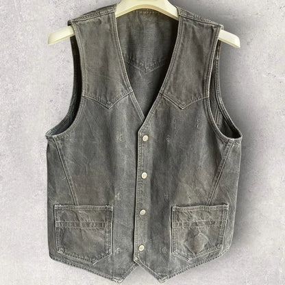 Number (N)ine - SS08 Mud Wash Denim Vest