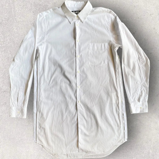 Comme des Garcons - Fall21 Black CDG Side Zip Long Shirt