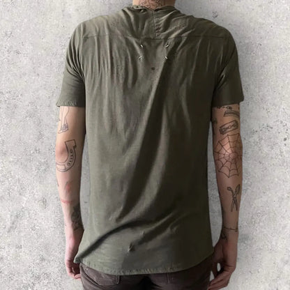 Maison Margiela - SS11 Cut And Sew V Neck T Shirt