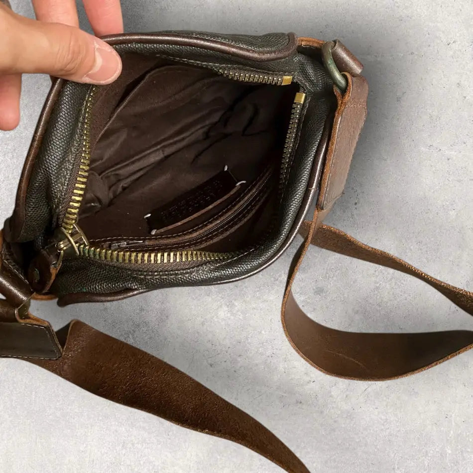 Maison Margiela - Vintage 00’s Margiela Black Wax and Leather Bag