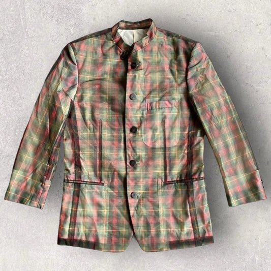 Issey Miyake - Vintage SS96 Runway Translucent Tartan Plaid Jacket