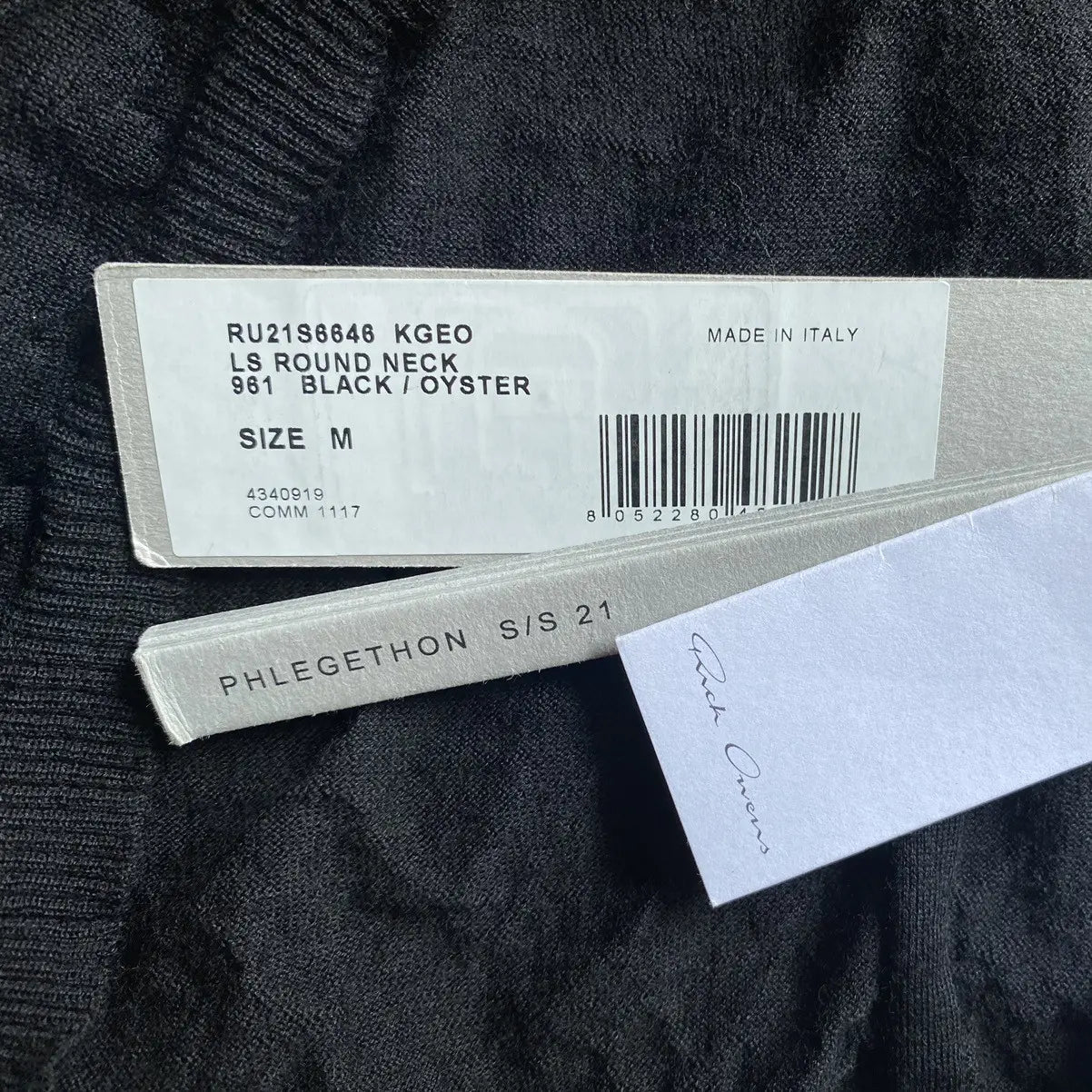 Rick Owens - NWT SS21 Phlegethon Sweater