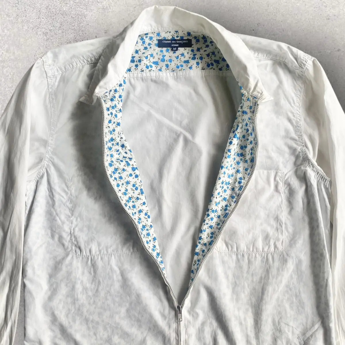 Comme des Garcons - CDGH Zip Up Floral Layer Shirt