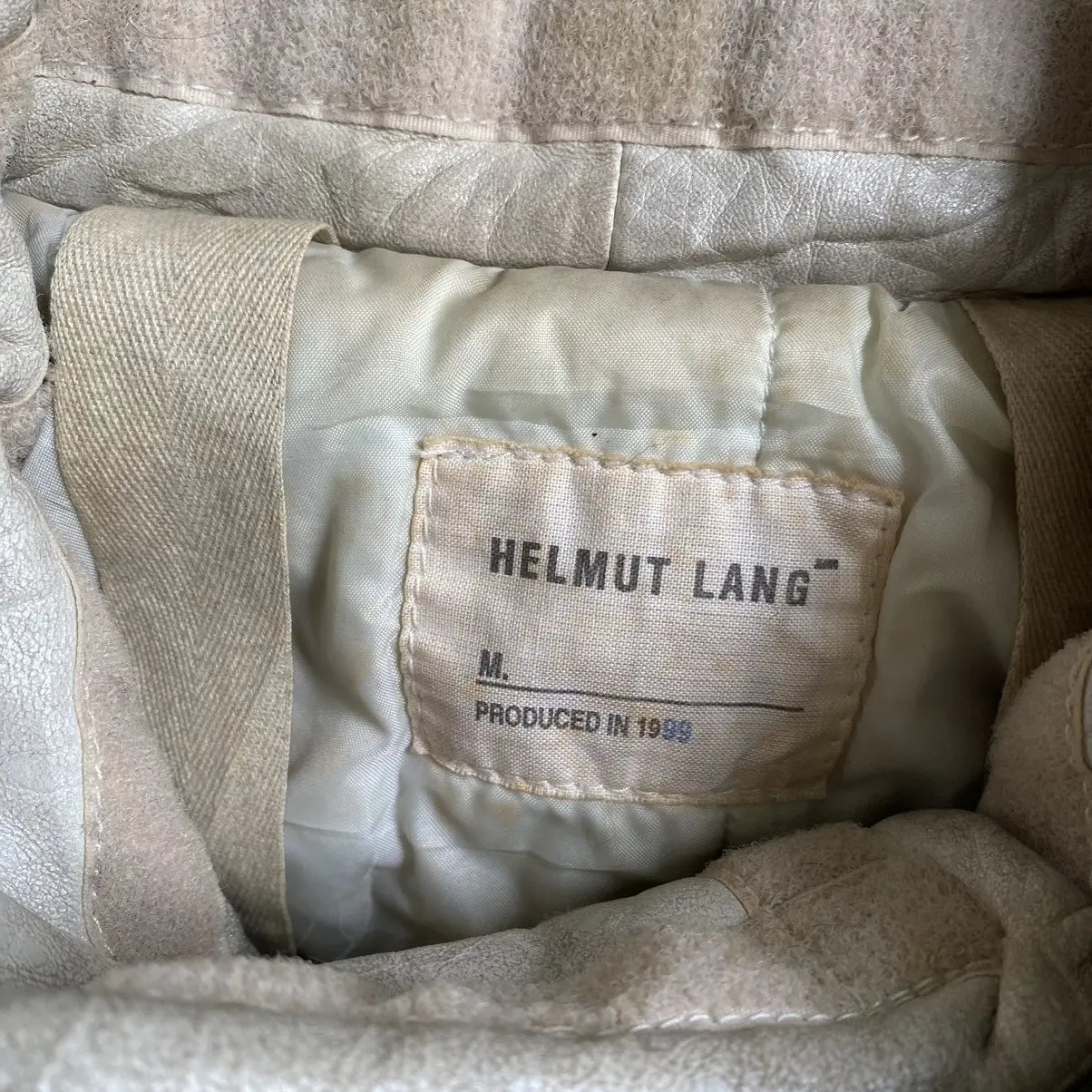 Helmut Lang : AW1999 Leather Astronaut Jacket