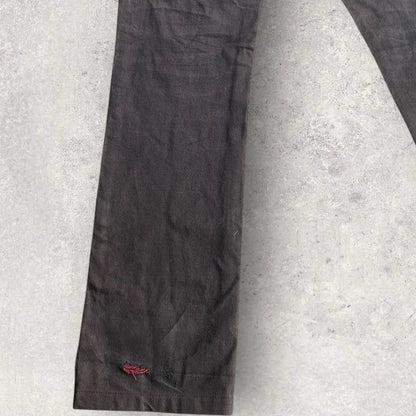 Number (N)ine : Vintage 1999 Blk/Red Jeans