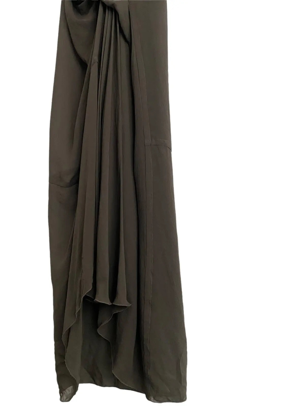 Rick Owens - SS12 NASKA brown tornado dress with draping and pleats