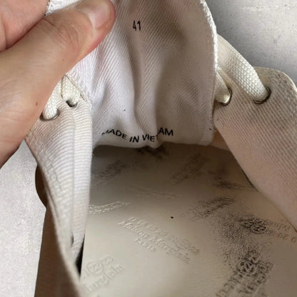 Maison Margiela - Off-White Color Splash Tabi Sneakers