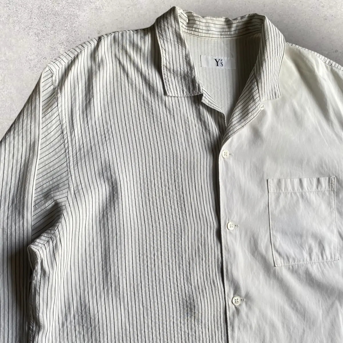 Yohji Yamamoto - Y’s Open Collar Rayon Oversized Shirt