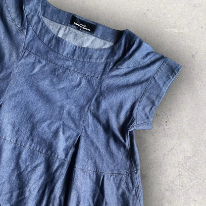 Comme des Garcons - Tricot Blue Chambray Oversized Dress