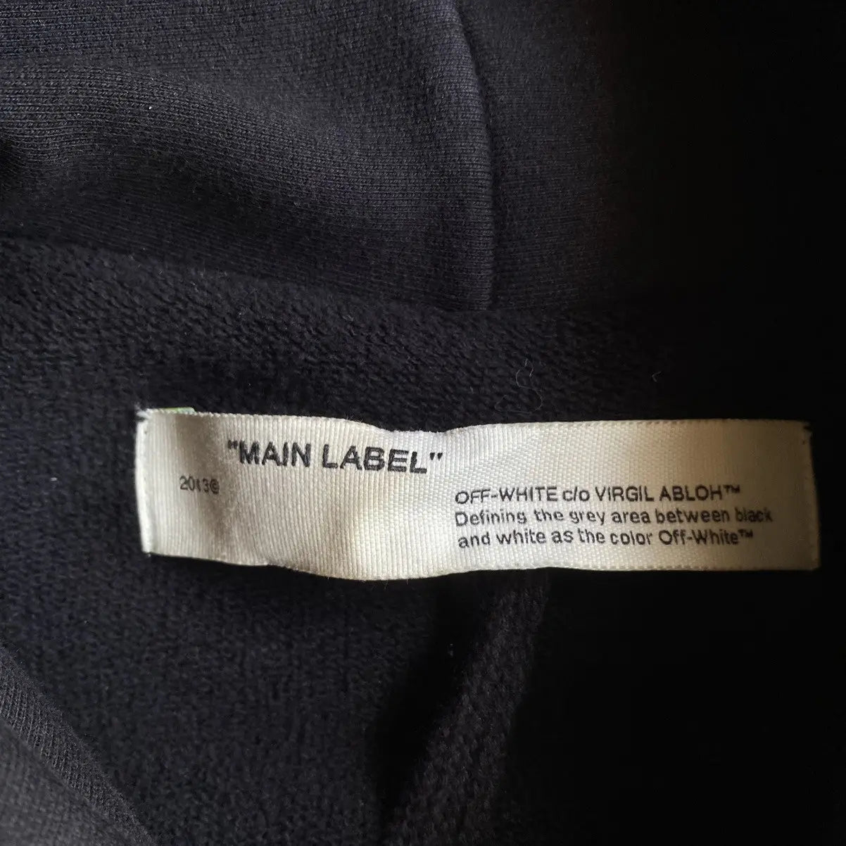 Off-White - FW19-20 Incompiuto Layer Hoodie