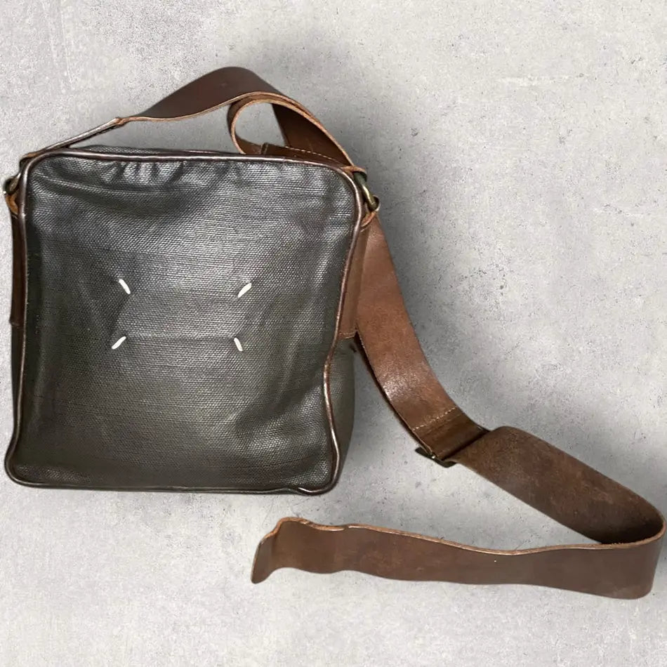 Maison Margiela - Vintage 00’s Margiela Black Wax and Leather Bag