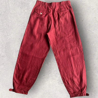 Comme des Garcons Homme Plus - Vintage SS89 Linen Cropped Pants