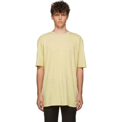 Haider Ackermann - Yellow Awuna Dye Oversize T Shirt  Men's US S / EU 44-46 / 1•Used