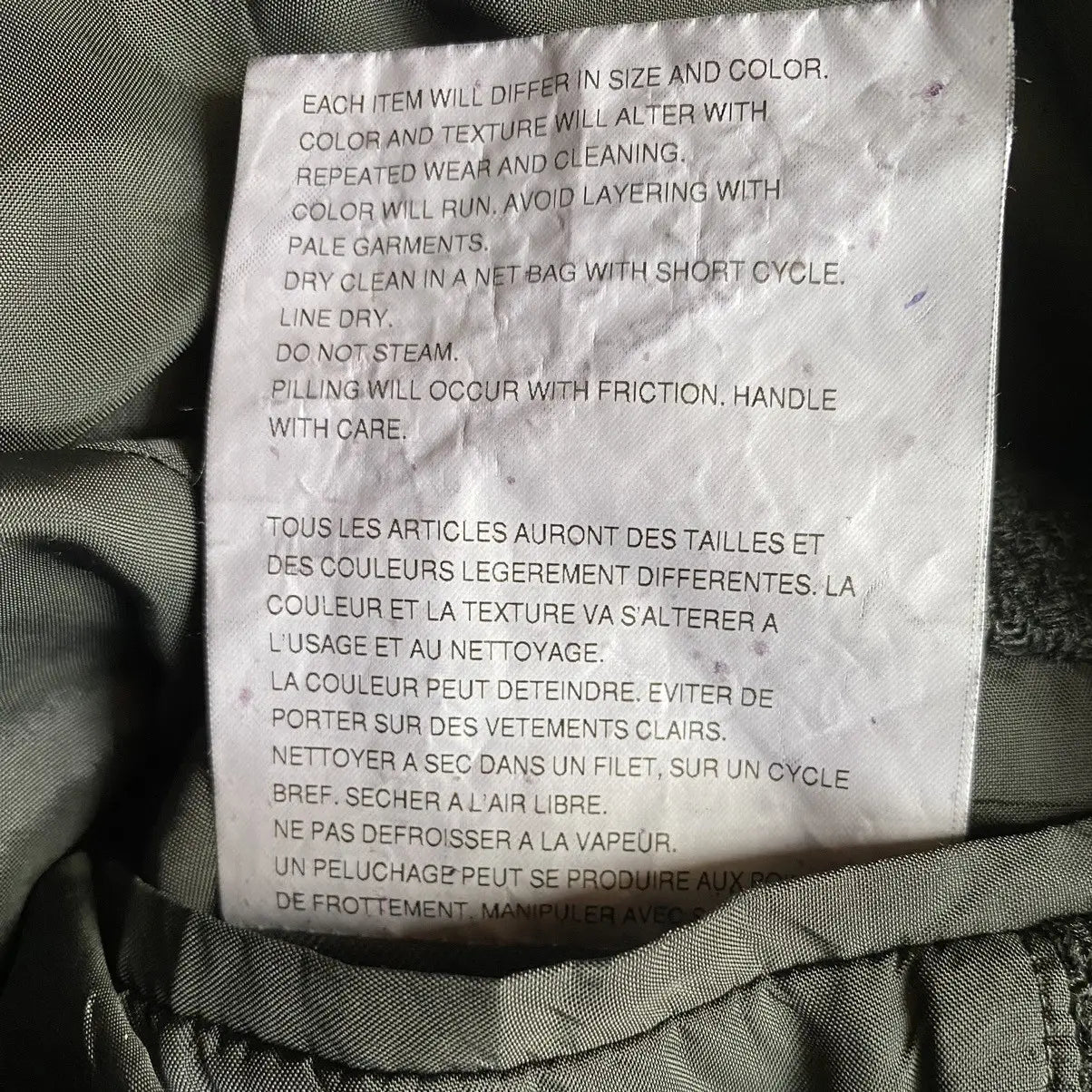 Comme des Garcons Homme Plus : Fall03 Runway Black Wool Dye Blazer