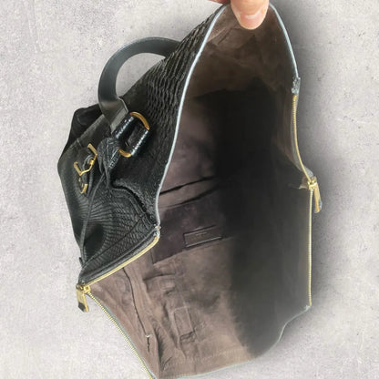 Yves Saint Laurent - YSL Python Leather Downtown Bag