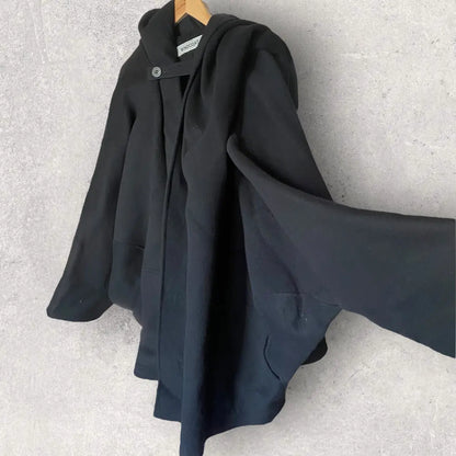 Issey Miyake - Vintage Issey Miyake Asymmetric Oversized Wool Wind coat