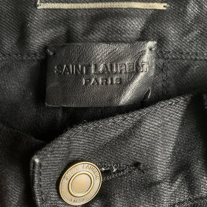 Saint Laurent Paris - SLP AW15 Blk Raw Denim By Hedi Slimane