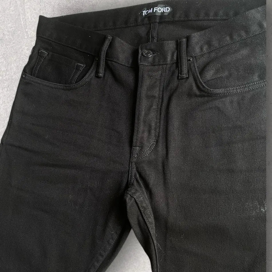 Tom Ford - Brushing Cotton Slim Fit Denim