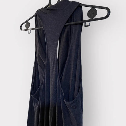 Helmut Lang - Drape Cowl Collar Jersey Maxi Dress