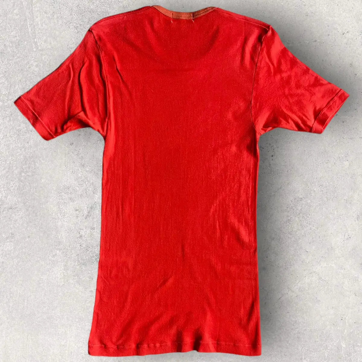 Helmut Lang - 1995 Archive Red With Clay Pink Microrib Cotton