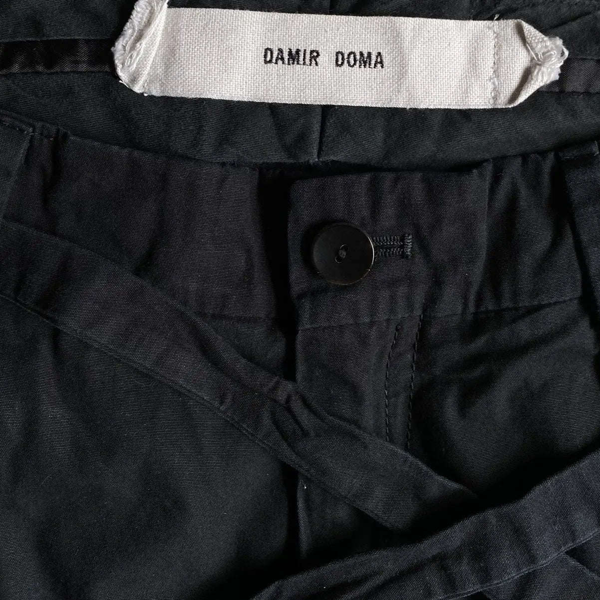 Damir Doma - Black Gabardine Picasso Pants