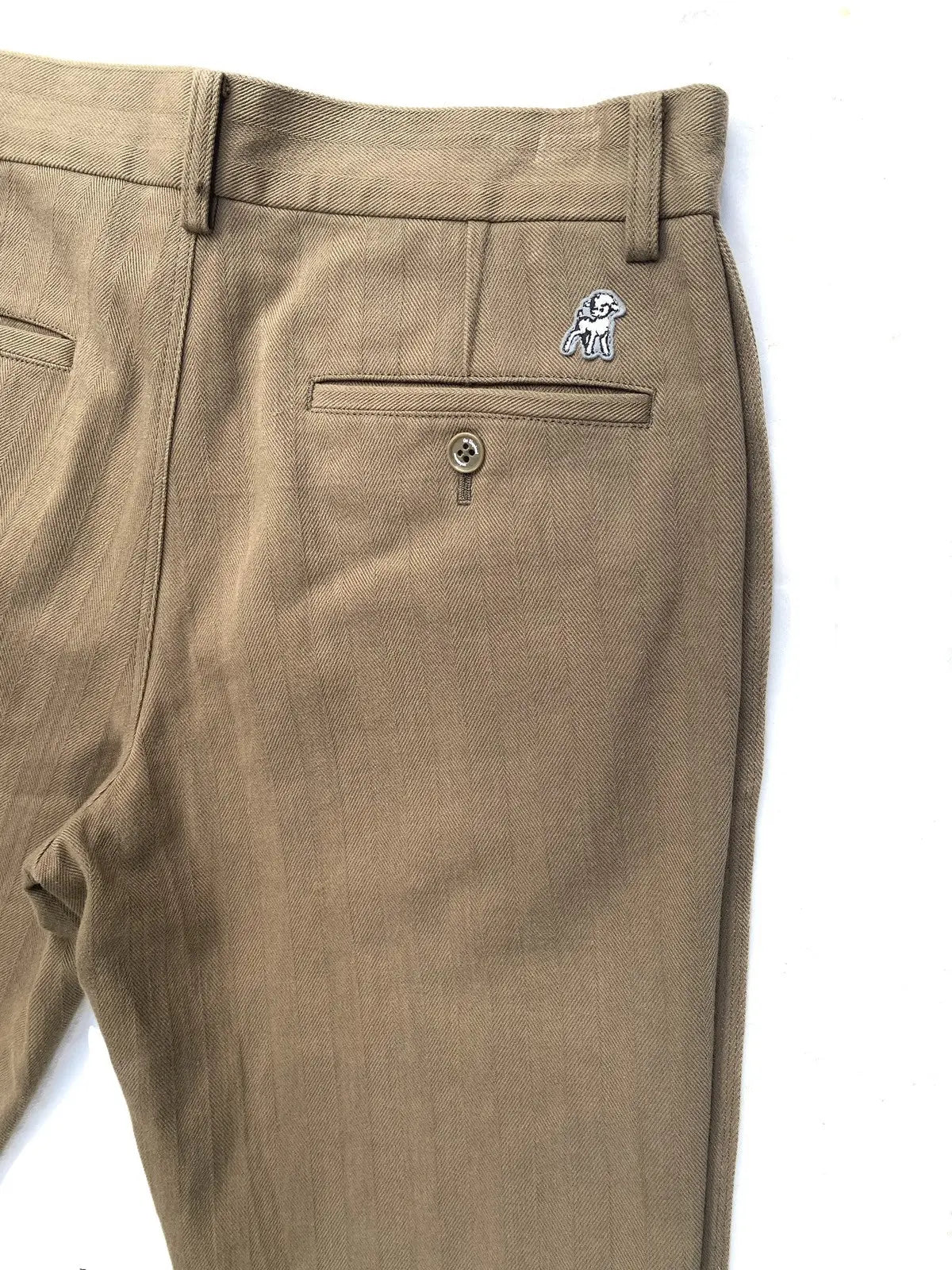 The Shepherd Undercover - Herringbone Out seam Detail Pants by Hiroshi Fujiwara
