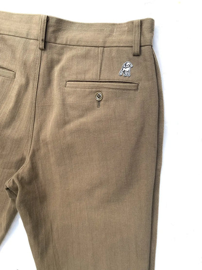 The Shepherd Undercover - Herringbone Out seam Detail Pants by Hiroshi Fujiwara