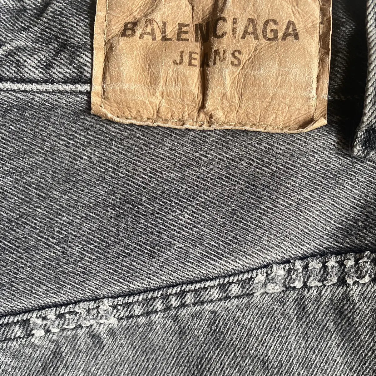 Balenciaga - Fray Cropped Denim