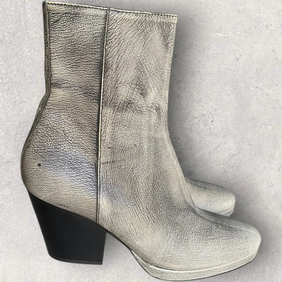 A.F. Vandevorst - Side Zip Cuban Heels Boots