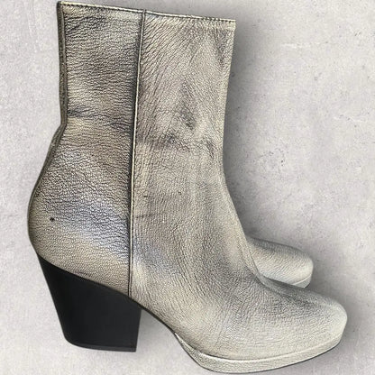 A.F. Vandevorst - Side Zip Cuban Heels Boots