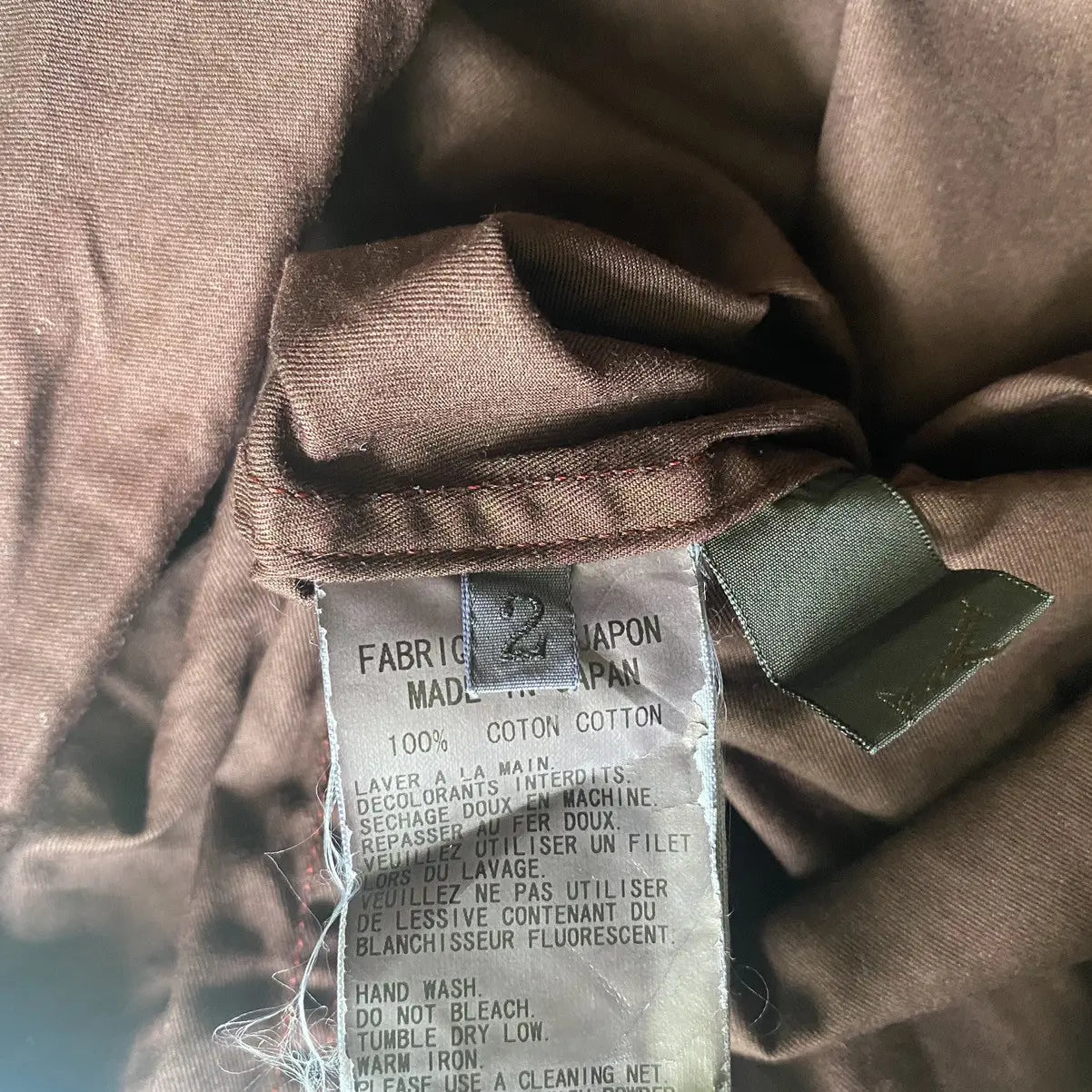 Yohji Yamamoto - Y’s Object Dye Diagonal Back Open Details Shirt