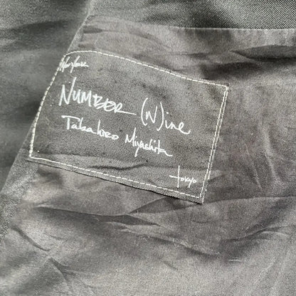 Number (N)ine : Wool Red Pinstriped back And Sleeves Blazer