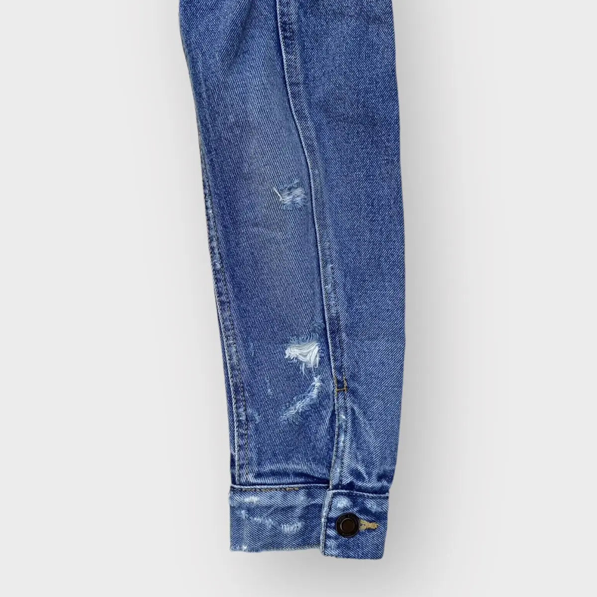 Saint Laurent Paris - SLP Corduroy Collar Denim Jacket