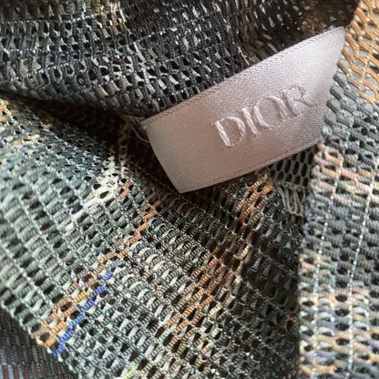 Dior - Fall19 Dior Homme x Raymond Pettibon mesh long-sleeve top