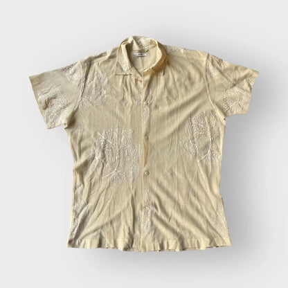 Bode - Moth Veil embroidered Mesh shirt