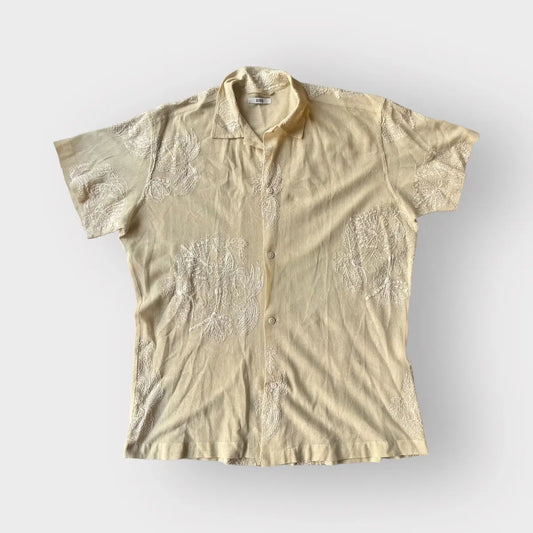 Bode - Moth Veil embroidered Mesh shirt
