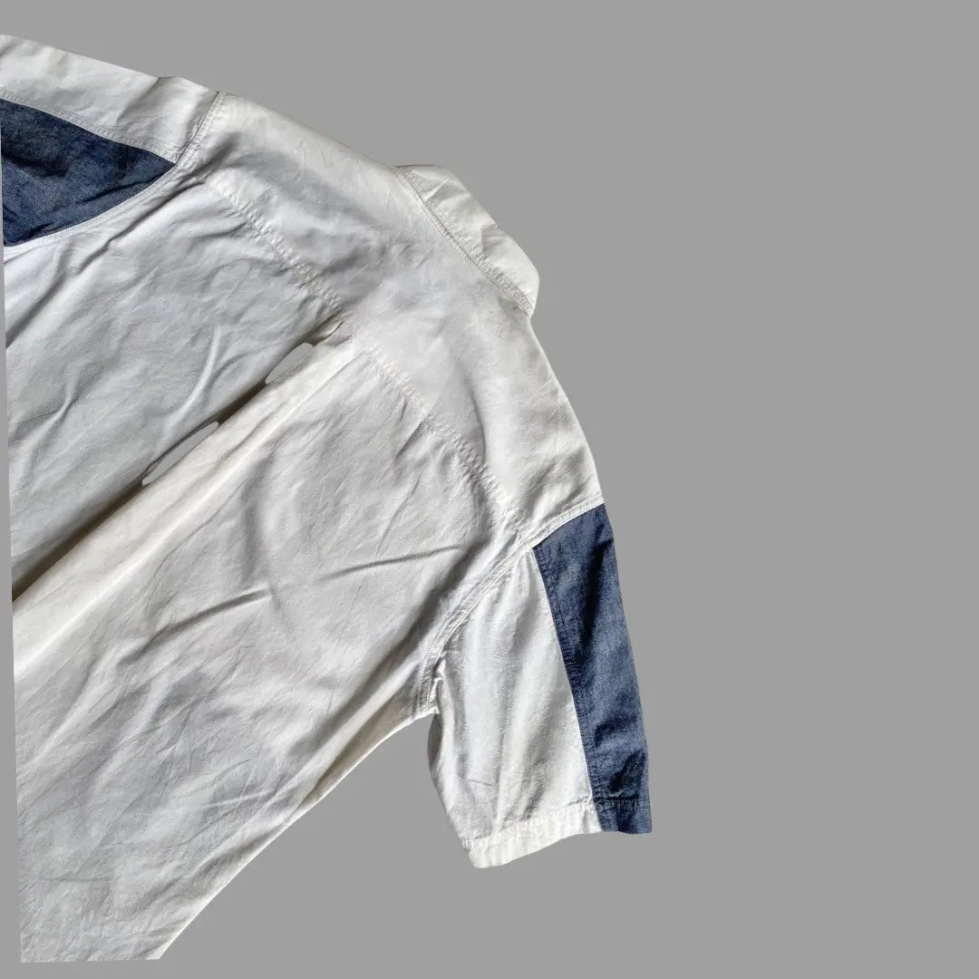Yohji Yamamoto - Pour Homme Produce Denim Paychwork Shirt