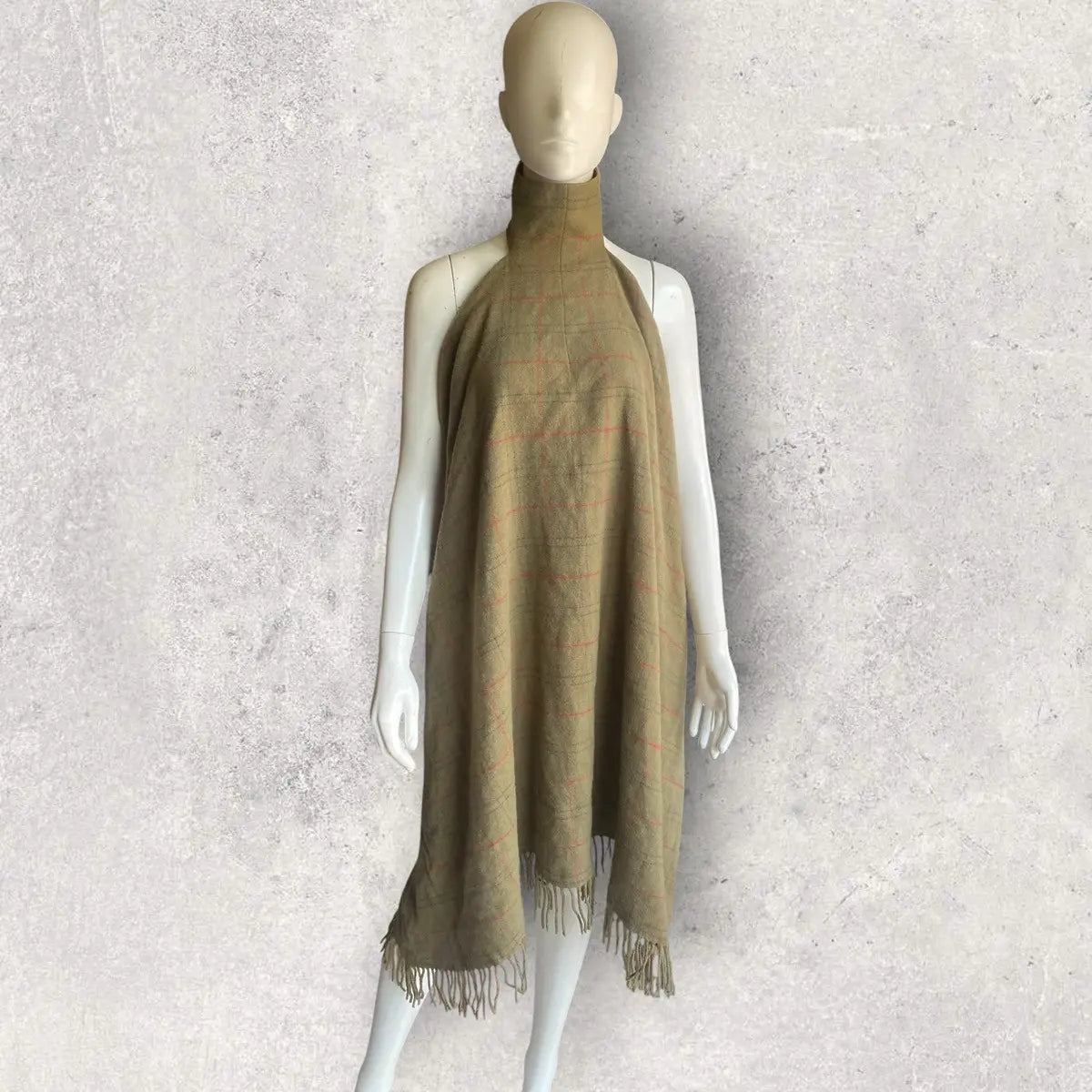 Alexander McQueen - Vintage Fall99 Runway Wool Plaid Frill Dress