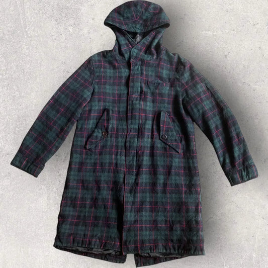 Undercover : FW14 Wool Green Tartan Parkas