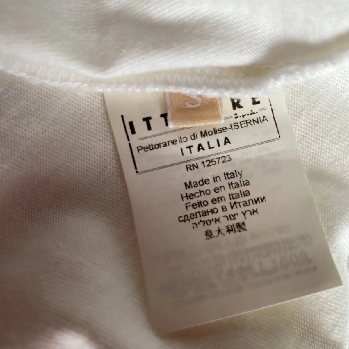 John Galliano - Newspaper Gazette Color Block Tee